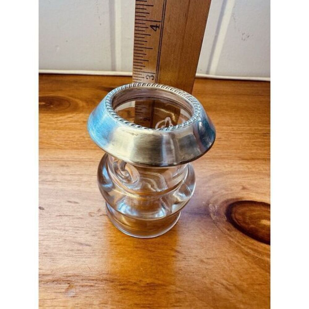 VTG Mid-Century Sterling Leben Toothpick Matchsticks Holder Incense Oil Holder - Picture 9 of 13